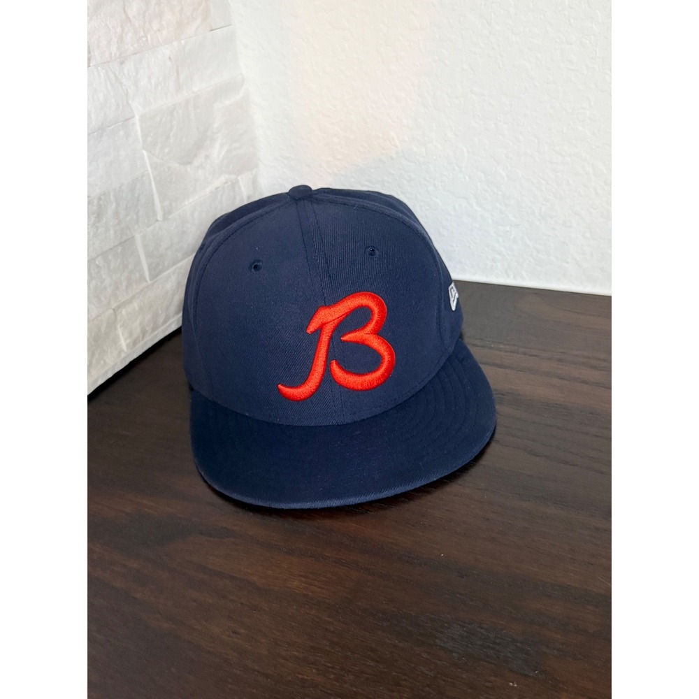 Chicago Bears New Era 59FIFTY NFL Navy Blue Fitted Hat Size 7 Cap